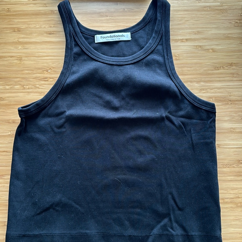 Foundationals Easy-Does-It Tank Size XL Black